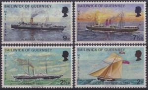 F-EX53843 UK ENGLAND GUERNSEY MNH 1972 MAIL BOATS STEAMSHIP SHIP. - Picture 1 of 1