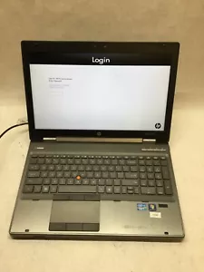 HP EliteBook 8560W 15" Laptop i5-2540M 2.6GHz 2GB RAM NO HDD NO OS BIOS LOCK -DW - Picture 1 of 6