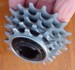 NOS Vintage Suntour New Winner 5 Speed Freewheel 13-14-15-17-19 Silver- last one - Picture 1 of 6