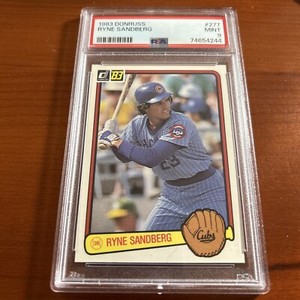 1983 DONRUSS #277 RYNE SANDBERG CUBS PSA 9 MINT JUST GRADED FREE SHIPPING