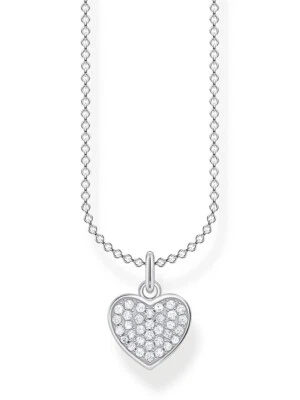 Thomas Sabo KE2046-051-14-L38V Collana con cuore in pavé d'argento 36-38 cm d... - Immagine 1 di 4