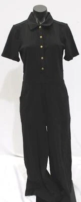 Down East Women's Short Sleeve Go To Jumpsuit AC2 Black Beauty Small NWT - Image 1 of 4