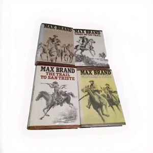 Max Brand Hard Cover Book Lot Of 4 All Dodd,Mead & Co. First Editions Ex Libris - Picture 1 of 19