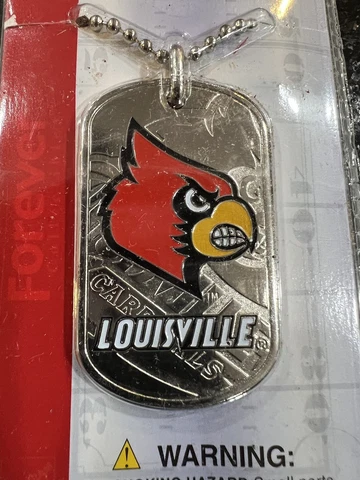 Louisville Cardinals Ncaa team logo metal dogtag necklace Cover