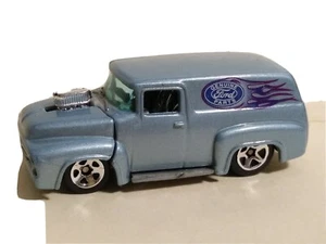 HOT WHEELS '56 FORD LIGHT BLUE DIECAST SCALE 1/64 CAR - Picture 1 of 7