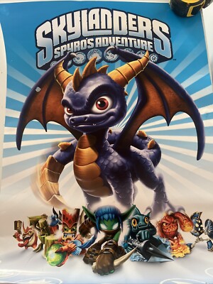 Lot Skylanders : 6 Figurines, Portail Xbox 360 Et Poster – état D'usage (voir Photos)
