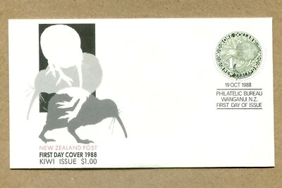 NEW ZEALAND. 100TH. Royal Philatelic Society 1988,10, 19. Kiwi issue $1.00 FDC - Image 1 of 2