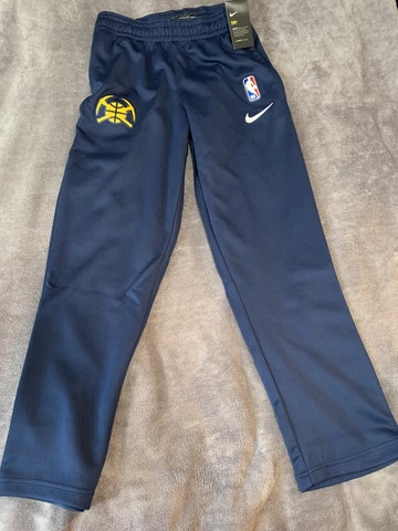 New w/tags Nike Denver Nuggets Dri-Fit WarmUp Pants Size Small Cover