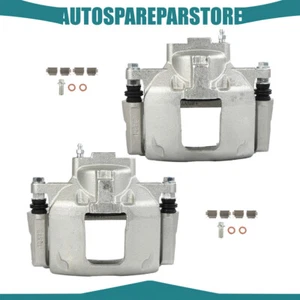 Front Pair Brake Calipers For 13-16 Dodge Grand Caravan 13-15 Ram C/V w/ Bracket - Picture 1 of 21