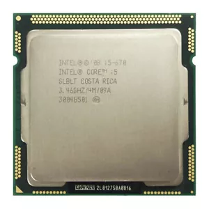 Intel Core i5-670 CPU Dual-Core 3.46GHz / 4MB LGA1156 SLBLT Processor - Picture 1 of 1