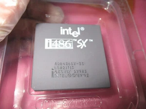 Lote de 5 carcasas Intel 486SX-33 en forma nueva en almejas - Imagen 1 de 3