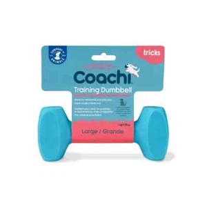Coachi Training Retrieval Dumbbell Rubber Toy Light Blue Large Dogs - Picture 1 of 1