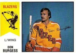 1974-75 O-Pee-Chee WHA #32 Don Burgess