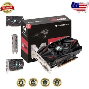 DirectX 12 kompatible 4GB GDDR5 AMD Radeon RX 550 Grafikkarte - hohe Effizienz - Bild 1 von 11