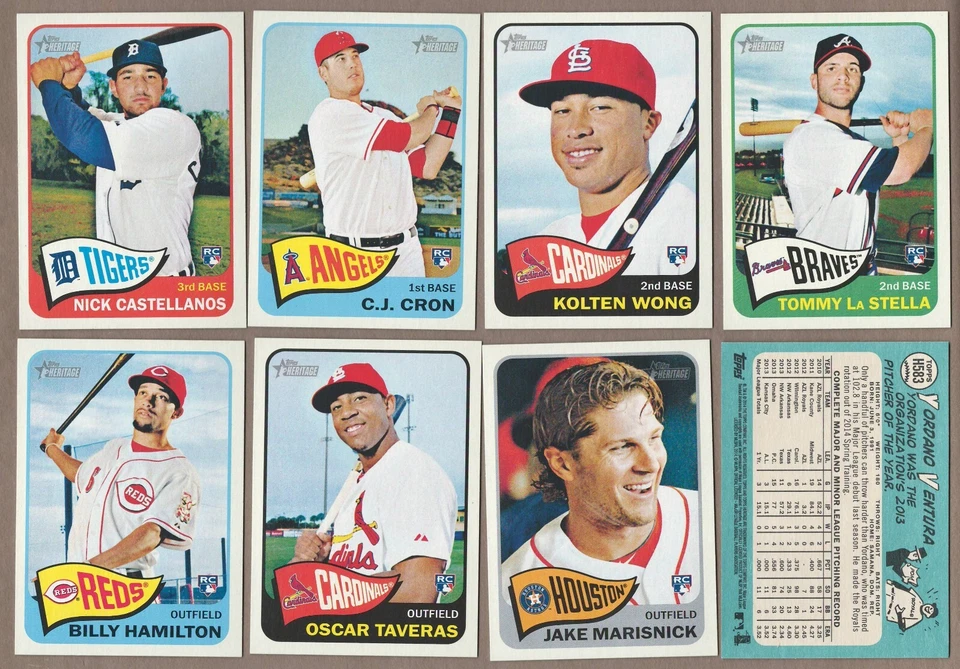 2014 Topps Heritage High Number Factory Set Single Cards #501-600 Rookie Logo RC - Image 1 of 1