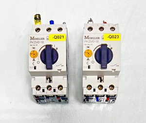 Lot of 2 Eaton Moeller PKZMO-1,6  Motor Protective Circuit Breaker - Picture 1 of 8