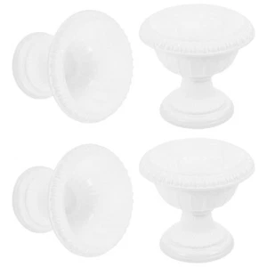 4pcs Grecian Urn Vase Bonsai Plant Pot Grecian Urn Planter White Urn Planter - Picture 1 of 12