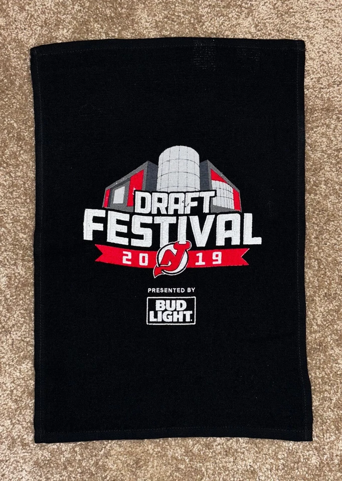 Toalha New Jersey Devils Draft Festival 2019 - Jack Hughes #1 Pick - 17" x 11" - Imagem 1 de 1