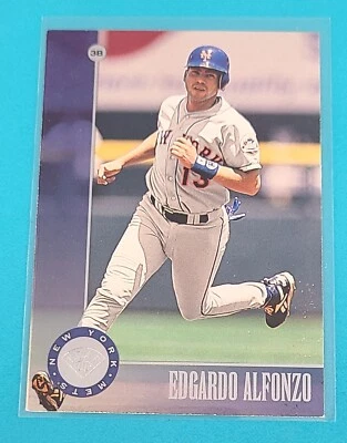 1996 Leaf #116 Edgardo Alfonzo New York Mets BASEBALL Card A9 - Image 1 of 2