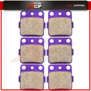 Fr+R Carbon fiber Brake Pads For Yamaha Raptor 350 YFM350R Banshee 350 YFZ350 - Picture 1 of 4