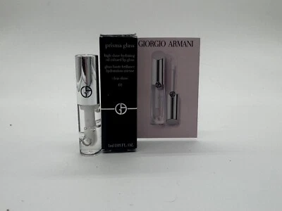 Giorgio Armani Prisma Glass Lip Gloss In 01 Clear Shine 1ml Travel Size - Image 1 of 2