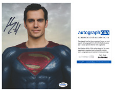 Henry Cavill Signed Autographed Superman 8x10 Photo ACOA Justice League Steel