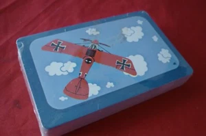 DECK OF PLAYING CARDS NEW RED BARRON AIRPLANE - Picture 1 of 2