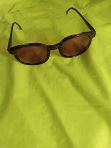 VINTAGE PATHWAY BROWN TRANSPARENT AMBER COLORED USA MADE FRAMES - Picture 1 of 9