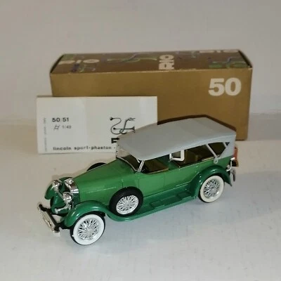 LINCOLN SPORT PHAETON 1928 N.50 RIO SCALA 1/43 - Immagine 1 di 4