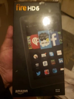 Amazon Fire HD 6 8GB, Wi-Fi, 6inch - Black - Image 1 of 2