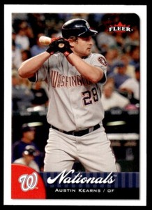 2007 Fleer Austin Kearns Washington Nationals #4