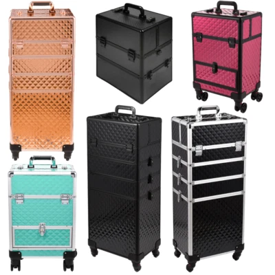 Kosmetikkoffer Makeup Koffer Trolley Beauty Case Schminkkoffer Friseurkoffer - Bild 1 von 2