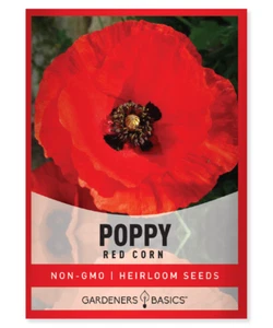 Red Corn Poppy Seeds - Picture 1 of 7