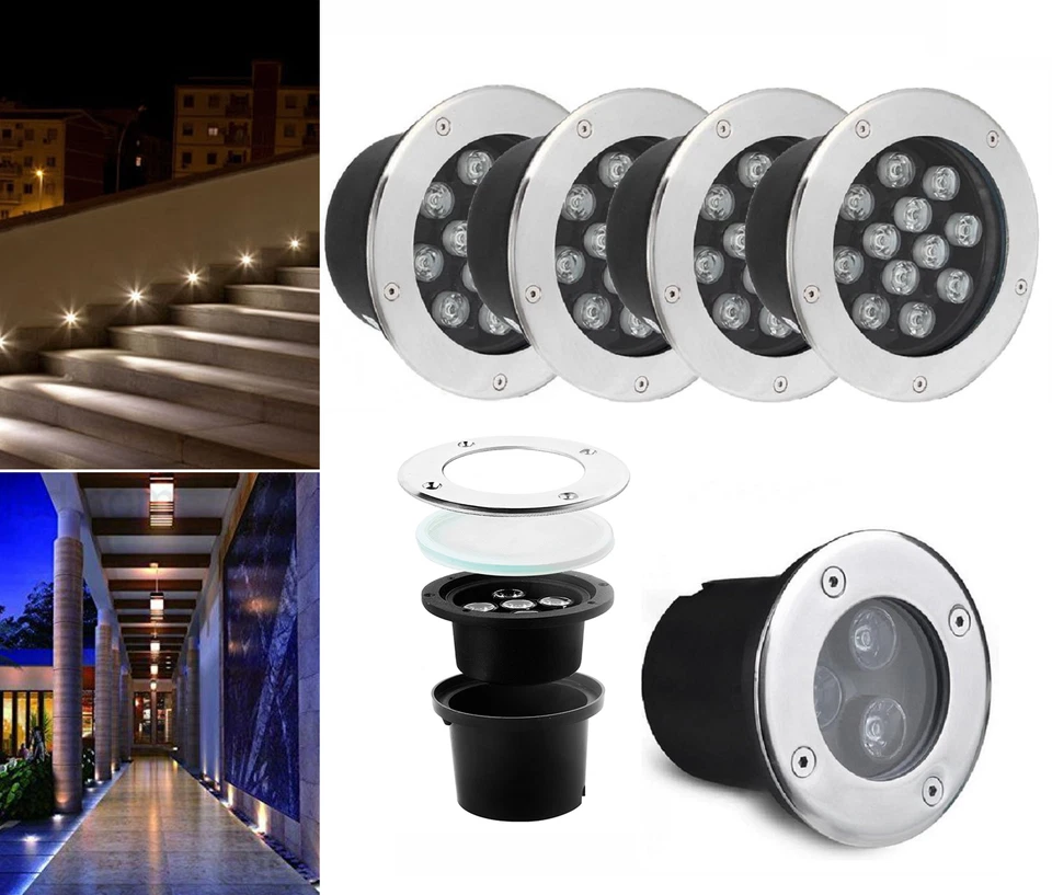 FARETTO INCASSO LED FARO DA ESTERNO LUCE SEGNAPASSO CALPESTABILE IP68 1-3W-5W-7W - Immagine 1 di 1