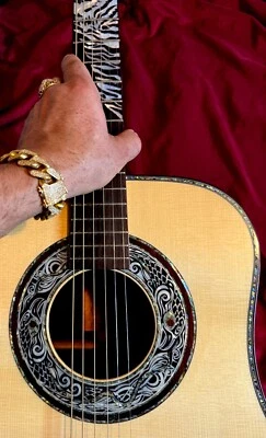 Ray Bandroumi-500years RAZILIAN Rosewood  Acoustic Handcraft guitar-PS-10 2023  - Image 1 of 4