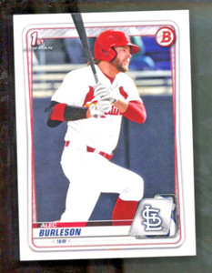2020 Bowman Draft ALEC BURLESON #BD-45 1st Bowman St. Louis Cardinals