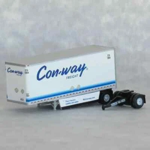 N Trainworx 42891-05 XPO Logistics / Conway 28′ Pup Trailer #3151004 - Picture 1 of 1