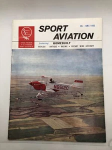 Sport Aviation Magazine, airplane, June 1962, 1960's, Bee Gee Little Toot Garner - Picture 1 of 4