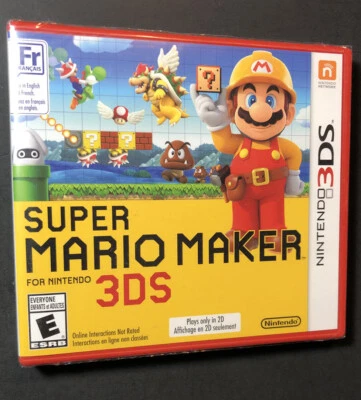 Super Mario Maker for Nintendo 3DS [ First Print ] (3DS) NEW - Image 1 of 4