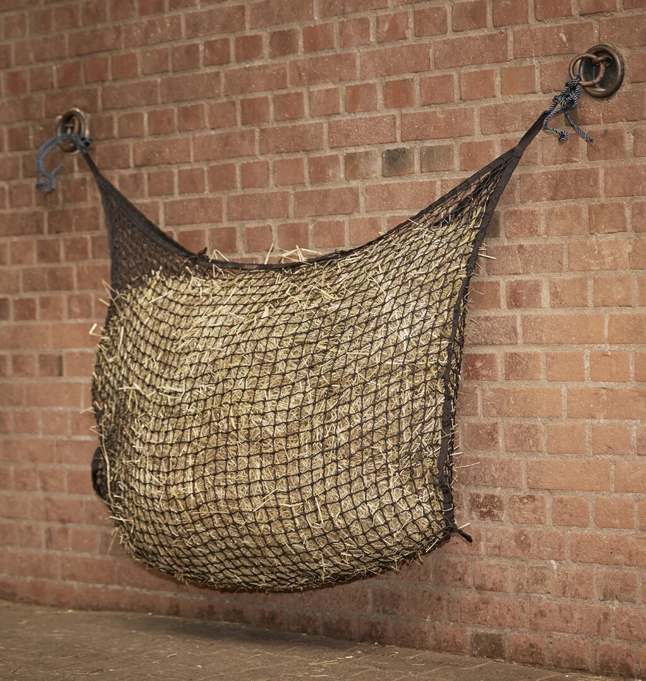 Großes Heunetz rechteckig engmaschig 3x3cm Waldhausen Futtersparnetz 160x100cm