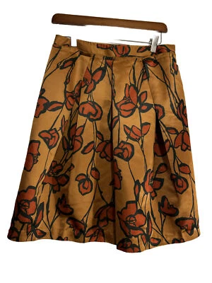 Falda Simply Vera Wang Floral Sedosa Línea A Talla 6 Foto 1 de 3