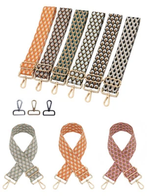 Bolso Cinturón Bandolera Correa Ajustable Pluma de Pavo Real Jacquard Moda Foto 1 de 4