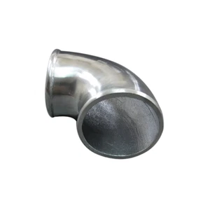 2.75" Cast Aluminium Polished Elbow 90 Degree Pipe Tube  For Turbo Elbow Inlet - Bild 1 von 2