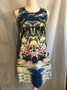 Abito a tubino Stella McCartney tropicale hawaiano stampa floreale taglia 40 US 4 - Foto 1 di 9