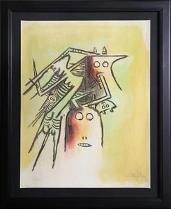 Wifredo Lam, El Casquee (She with Helmet) from the Pleni Luna Suite, Lithograph - Picture 1 of 1