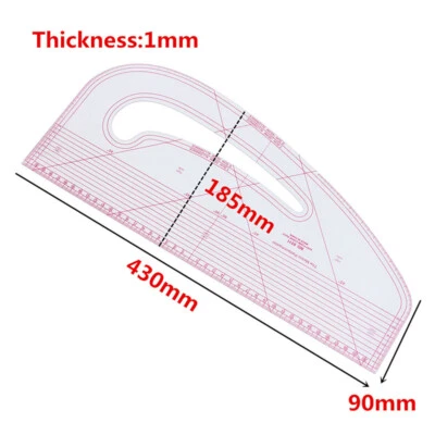 Pattern Master Ruler Maker Fashion  Multi Purpose Garment Making Marking Curve - Image 1 of 4