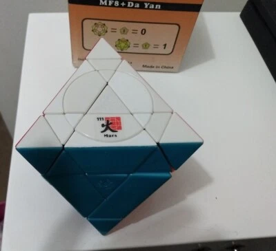 MF8 & DAYAN CRAZY CUBE TWISTY PUZZLE PLANET MARS - Image 1 of 3