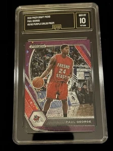2021-22 Panini Prizm Draft Picks - Paul George #69 Purple Circles Prizm 45/50 - Picture 1 of 2