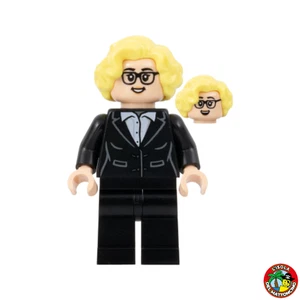 LEGO® Minifig soc168 - Soccer Coach - Black Suit - Foto 1 di 1