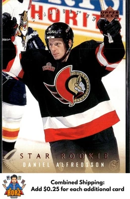 1995-96 Upper Deck #504 Daniel Alfredsson RC Ottawa Senators - Image 1 of 2